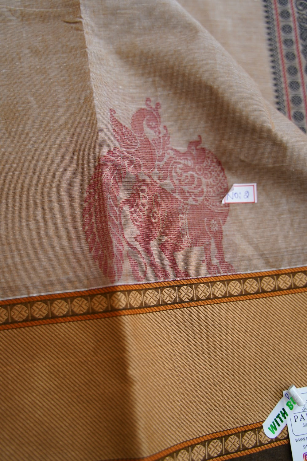 Kanchi handloom Cotton Saree PC13111