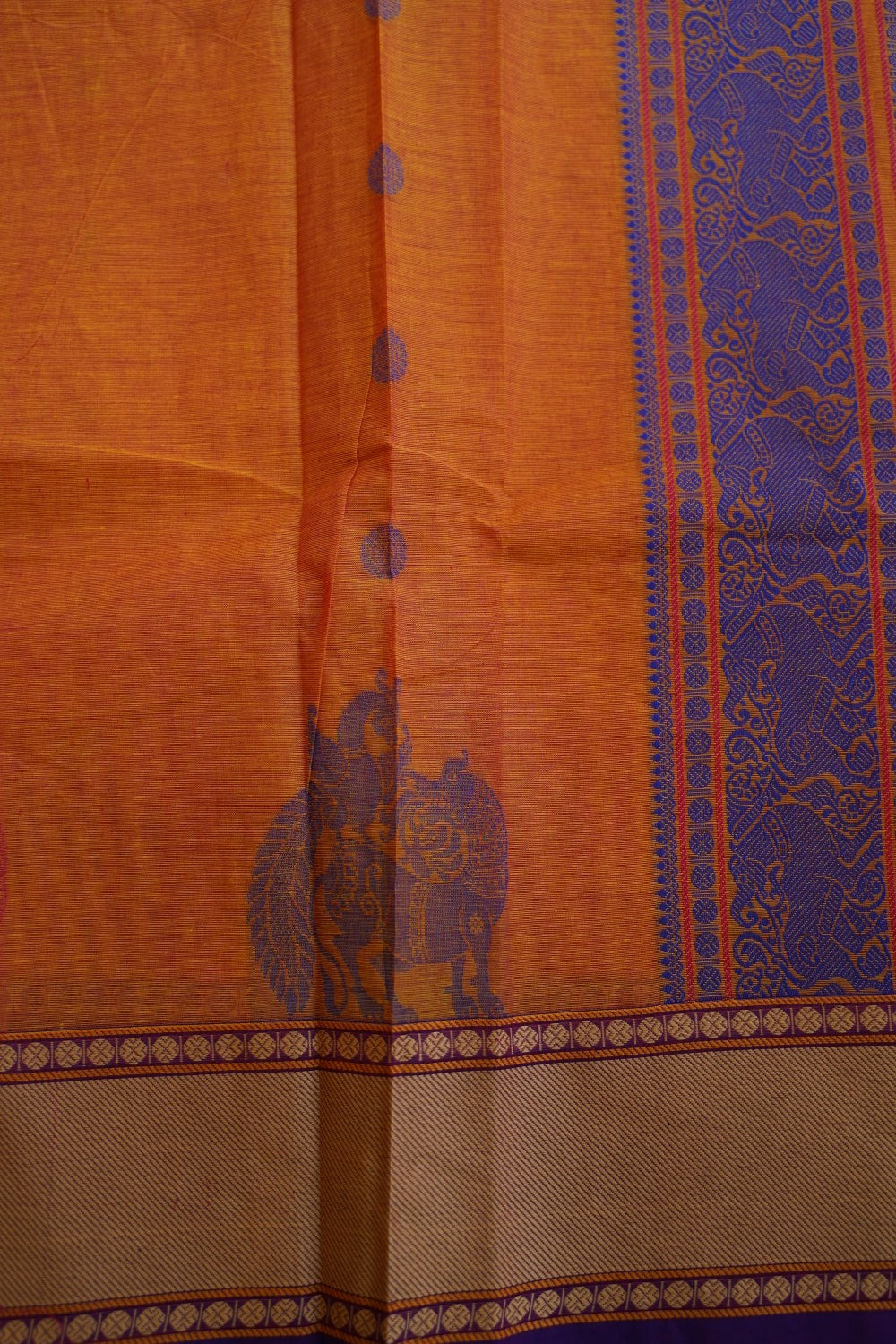 Kanchi handloom Cotton Saree PC13123