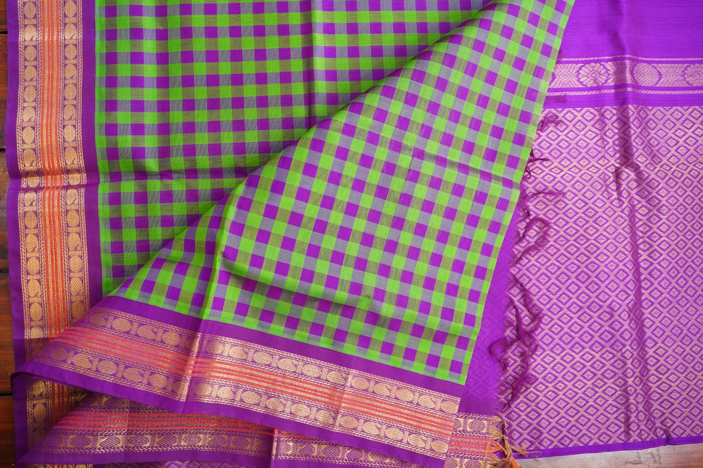 Kanchi Handloom Silk Cotton Saree PC16865
