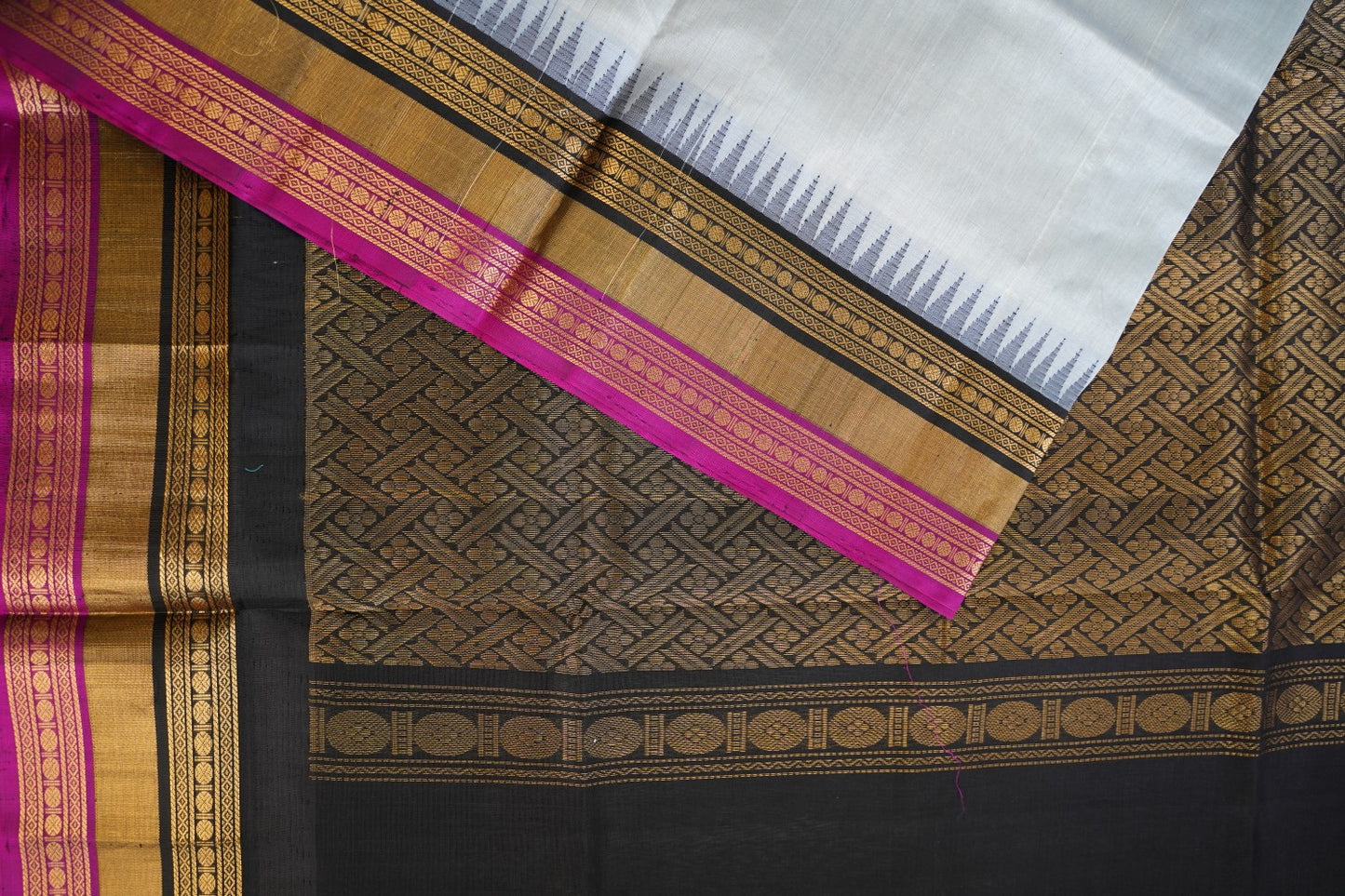 Kanchi Silk Cotton Saree PC15685