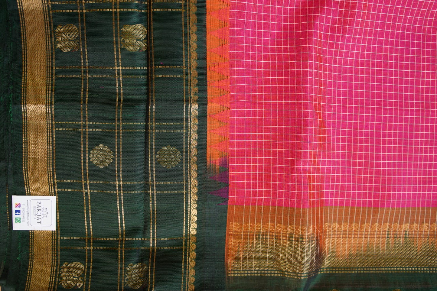 Kanchi Silk Cotton Saree PC15684