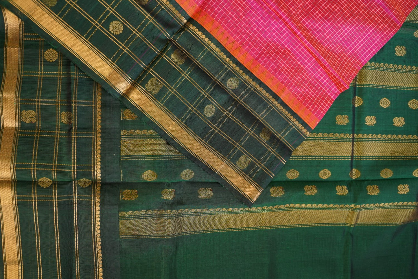 Kanchi Silk Cotton Saree PC15684