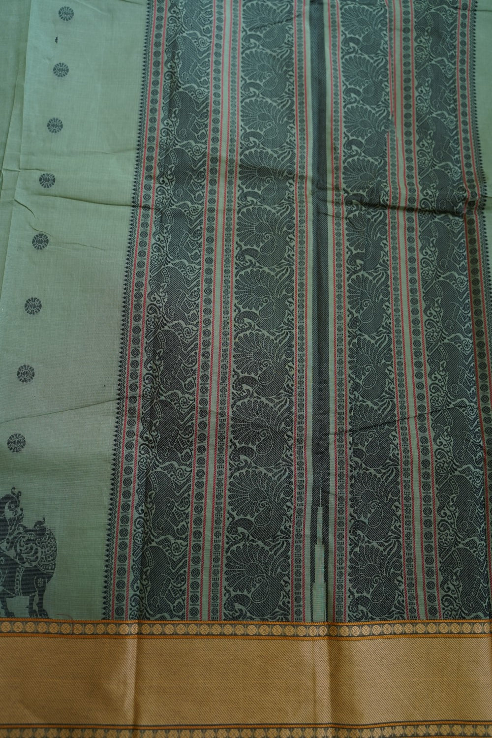 Kanchi handloom Cotton Saree PC13136