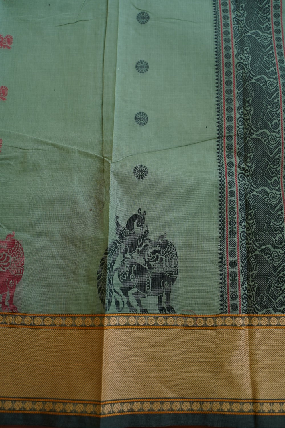 Kanchi handloom Cotton Saree PC13136
