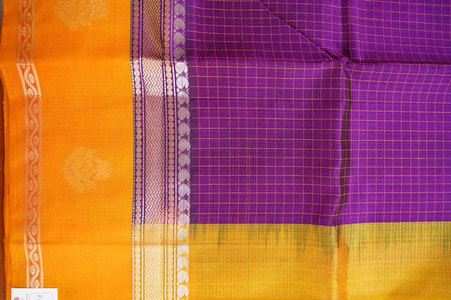 Kanchi Silk Cotton Saree PC15682