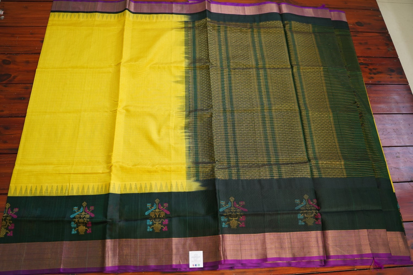 Kanchi Handloom Silk Cotton Saree-PC15699