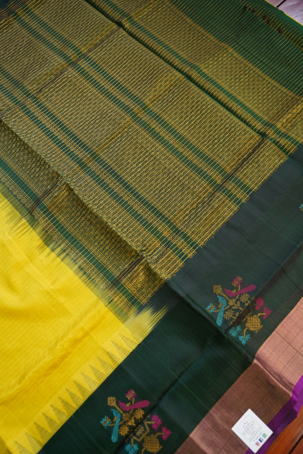 Kanchi Handloom Silk Cotton Saree-PC15699