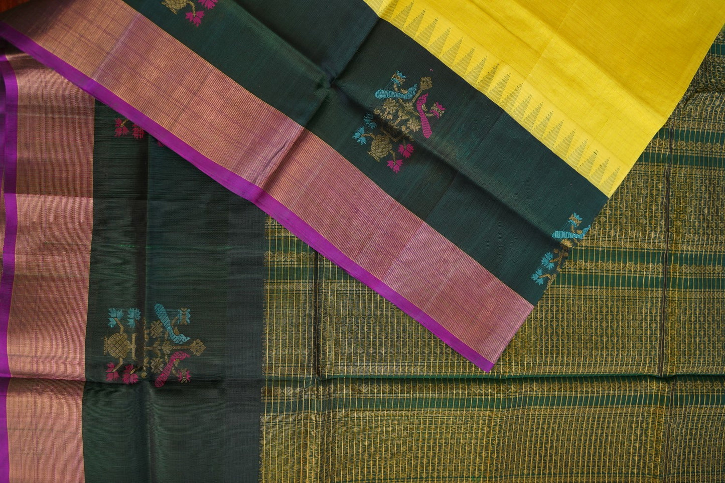 Kanchi Handloom Silk Cotton Saree-PC15699