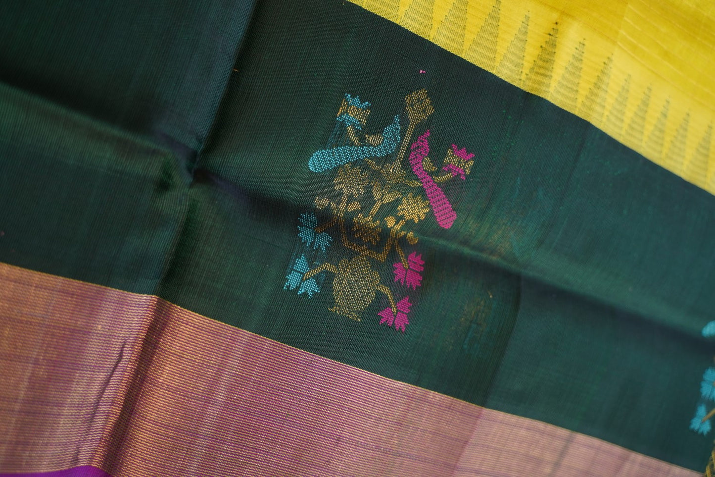 Kanchi Handloom Silk Cotton Saree-PC15699