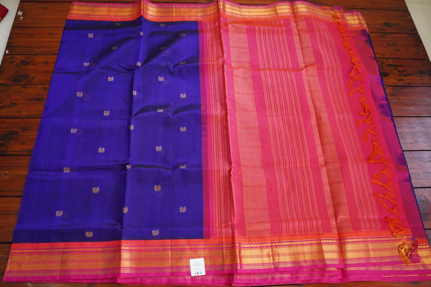 Kanchi Handloom Silk Cotton Saree-PC15698