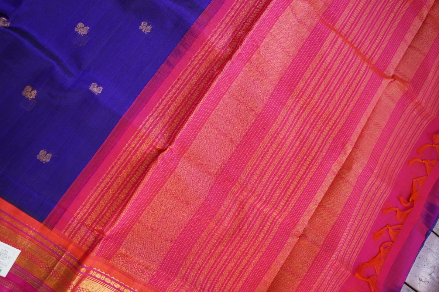 Kanchi Handloom Silk Cotton Saree-PC15698