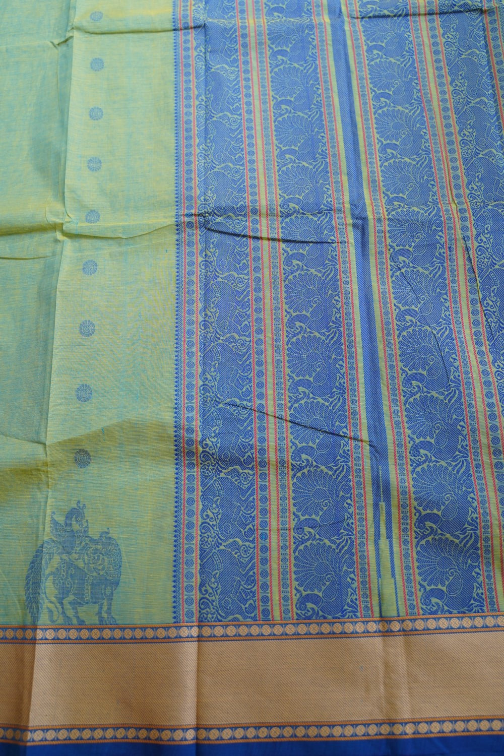 Kanchi handloom Cotton Saree PC13105