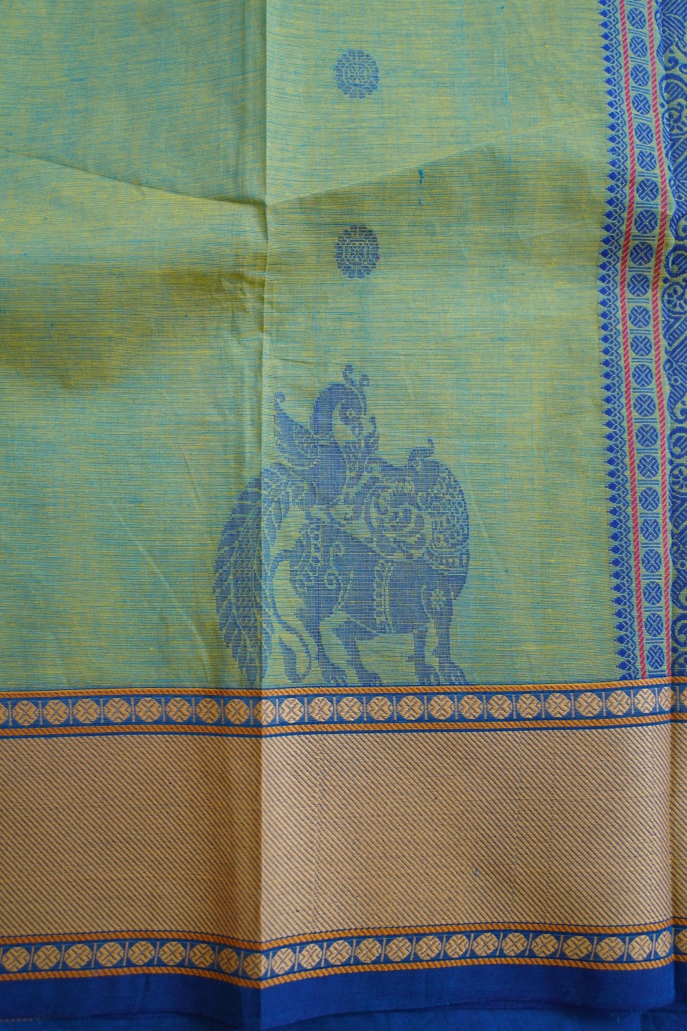Kanchi handloom Cotton Saree PC13105