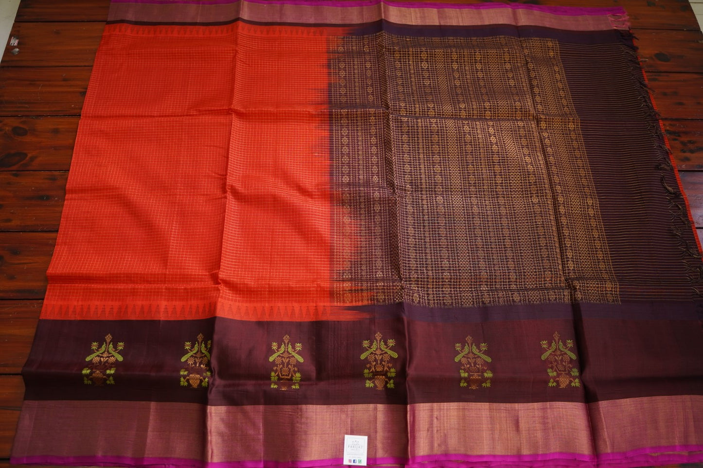 Kanchi Handloom Silk Cotton Saree-PC15697