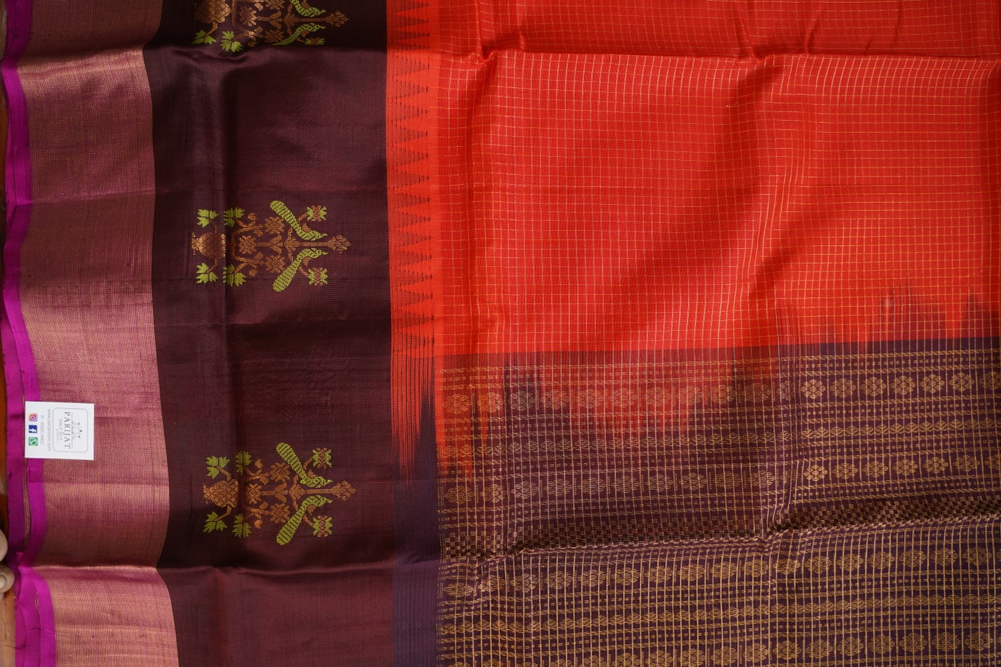 Kanchi Handloom Silk Cotton Saree-PC15697