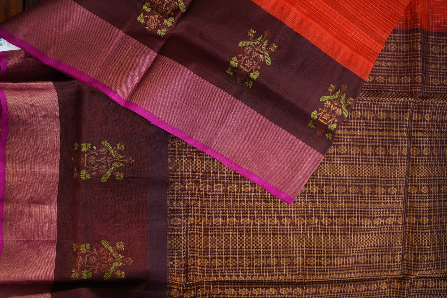 Kanchi Handloom Silk Cotton Saree-PC15697