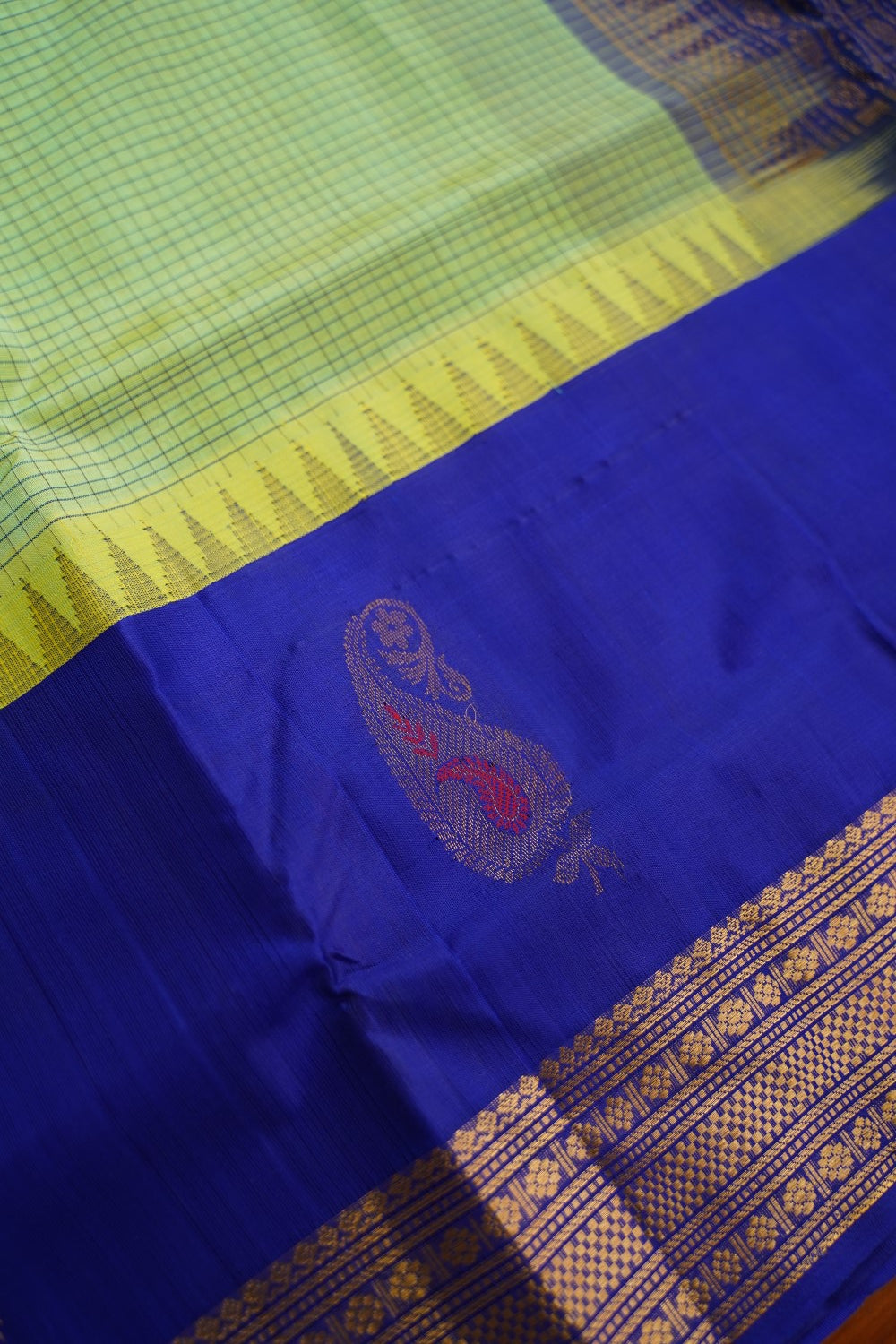 Kanchi Handloom Silk Cotton Saree-PC15693