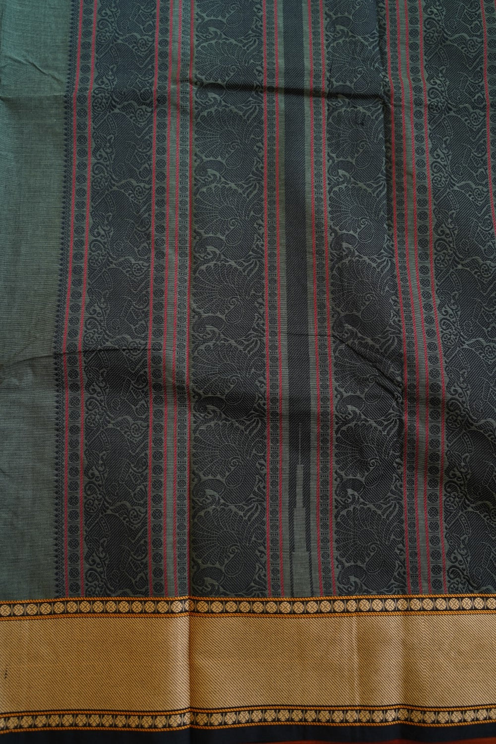 Kanchi handloom Cotton Saree PC13127
