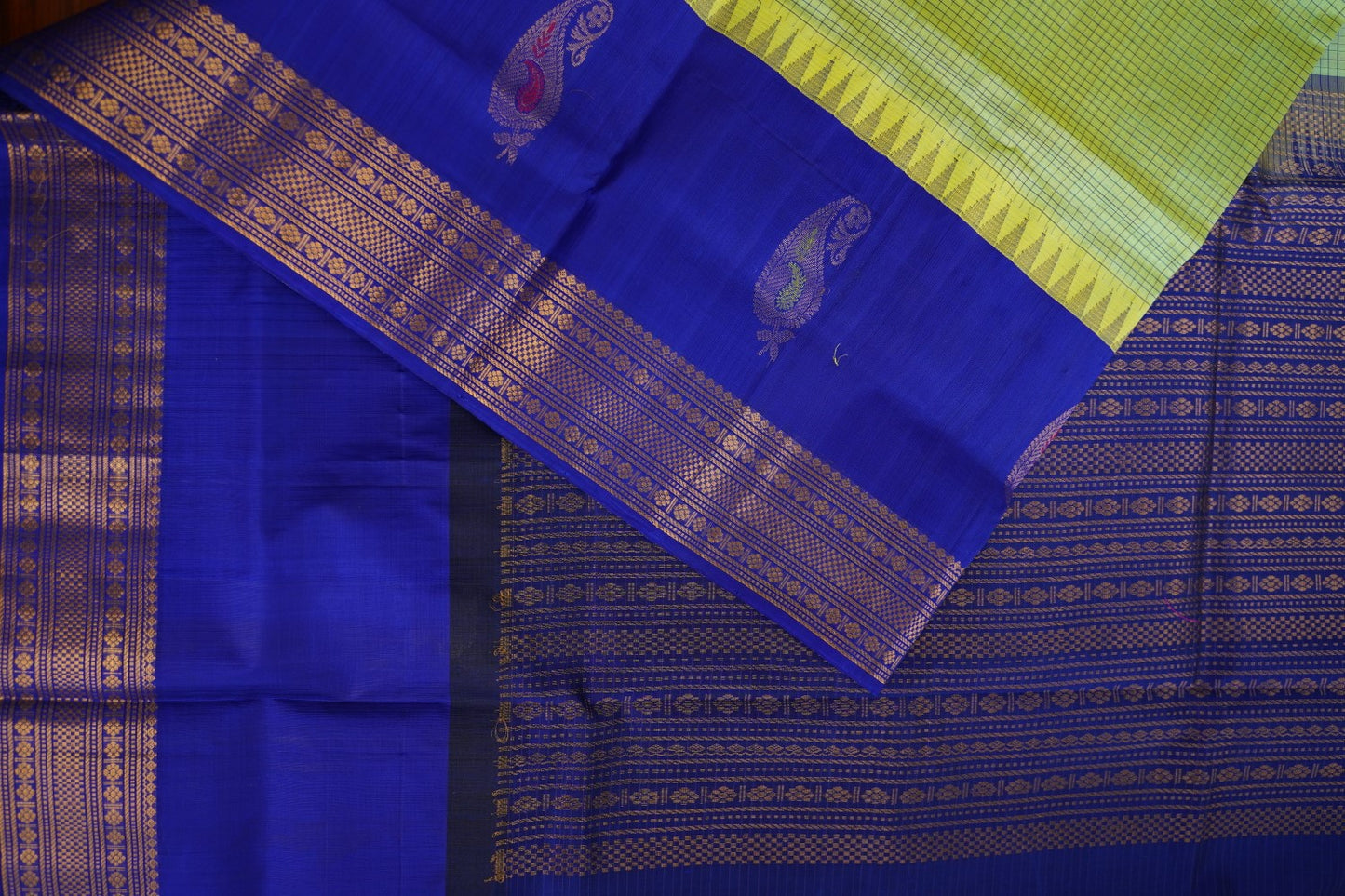 Kanchi Handloom Silk Cotton Saree-PC15693