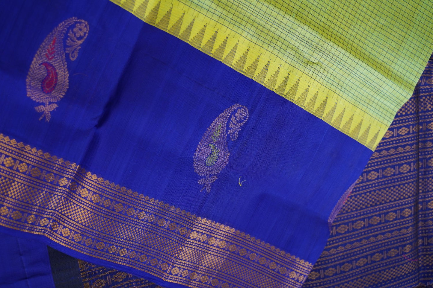 Kanchi Handloom Silk Cotton Saree-PC15693