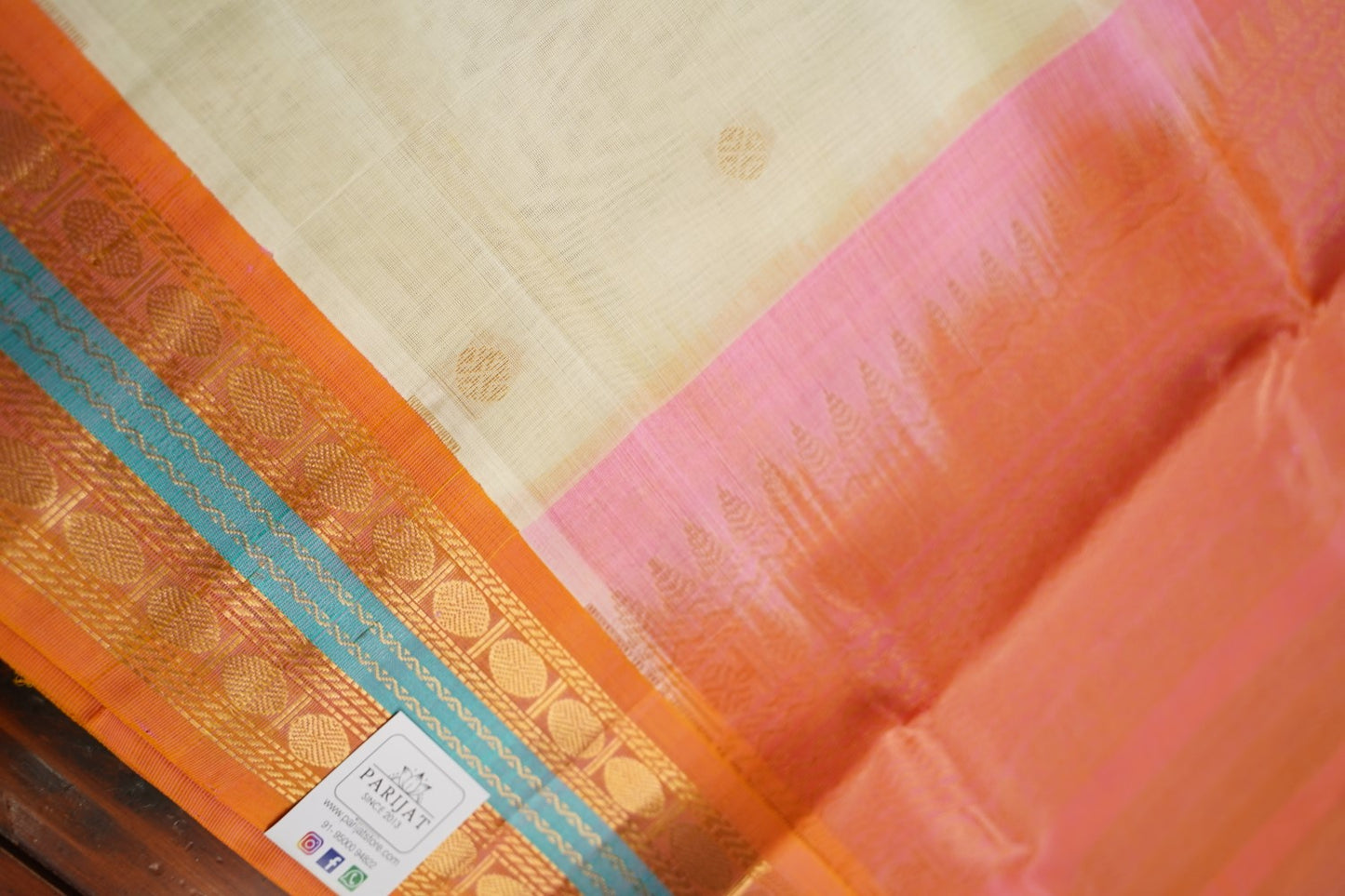 Kanchi Handloom Silk Cotton Saree-PC15693