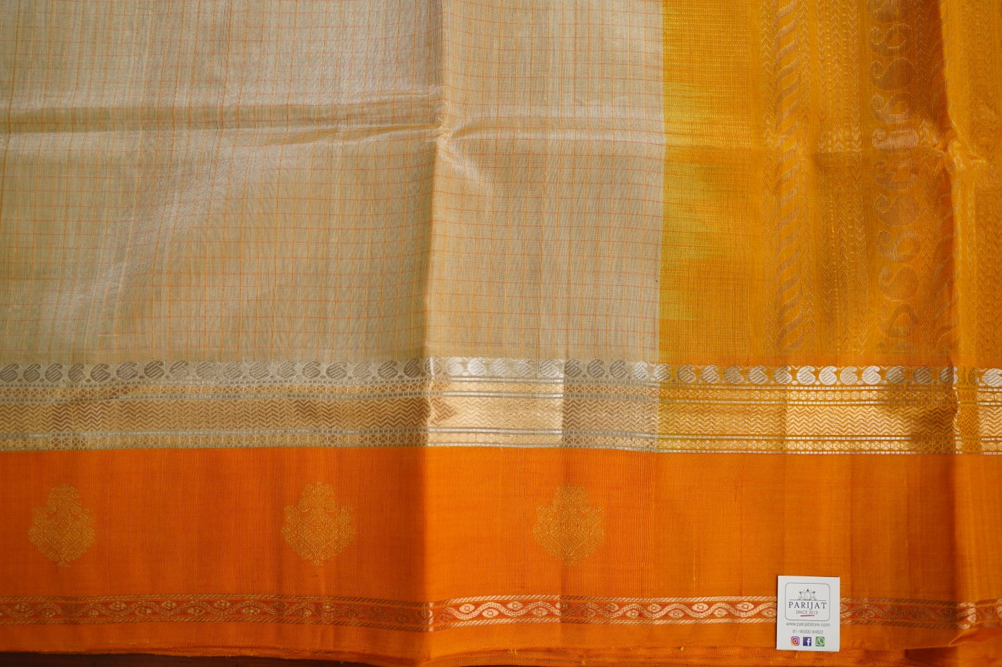 Kanchi Handloom Silk Cotton Saree-PC15692