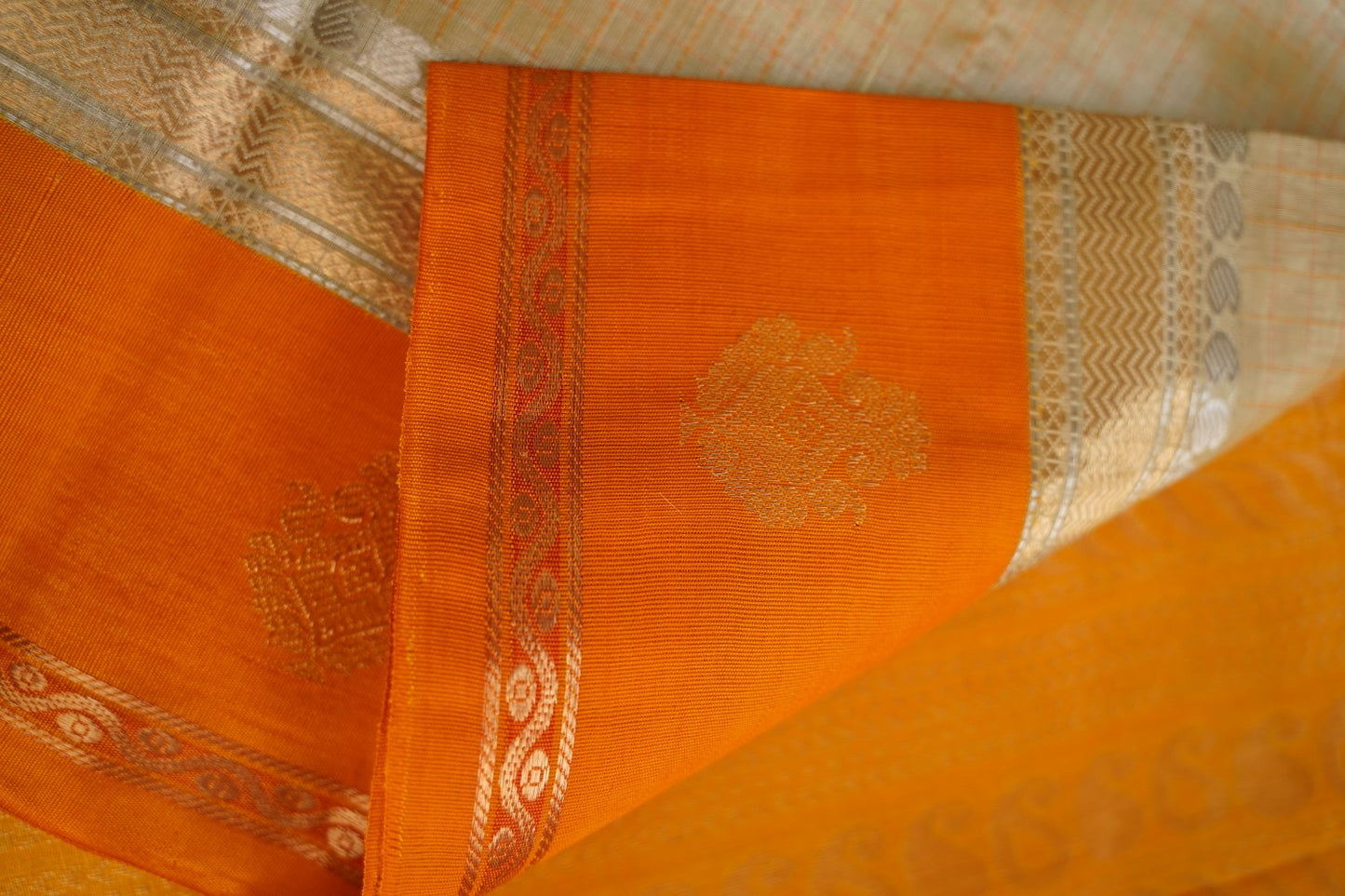 Kanchi Handloom Silk Cotton Saree-PC15692
