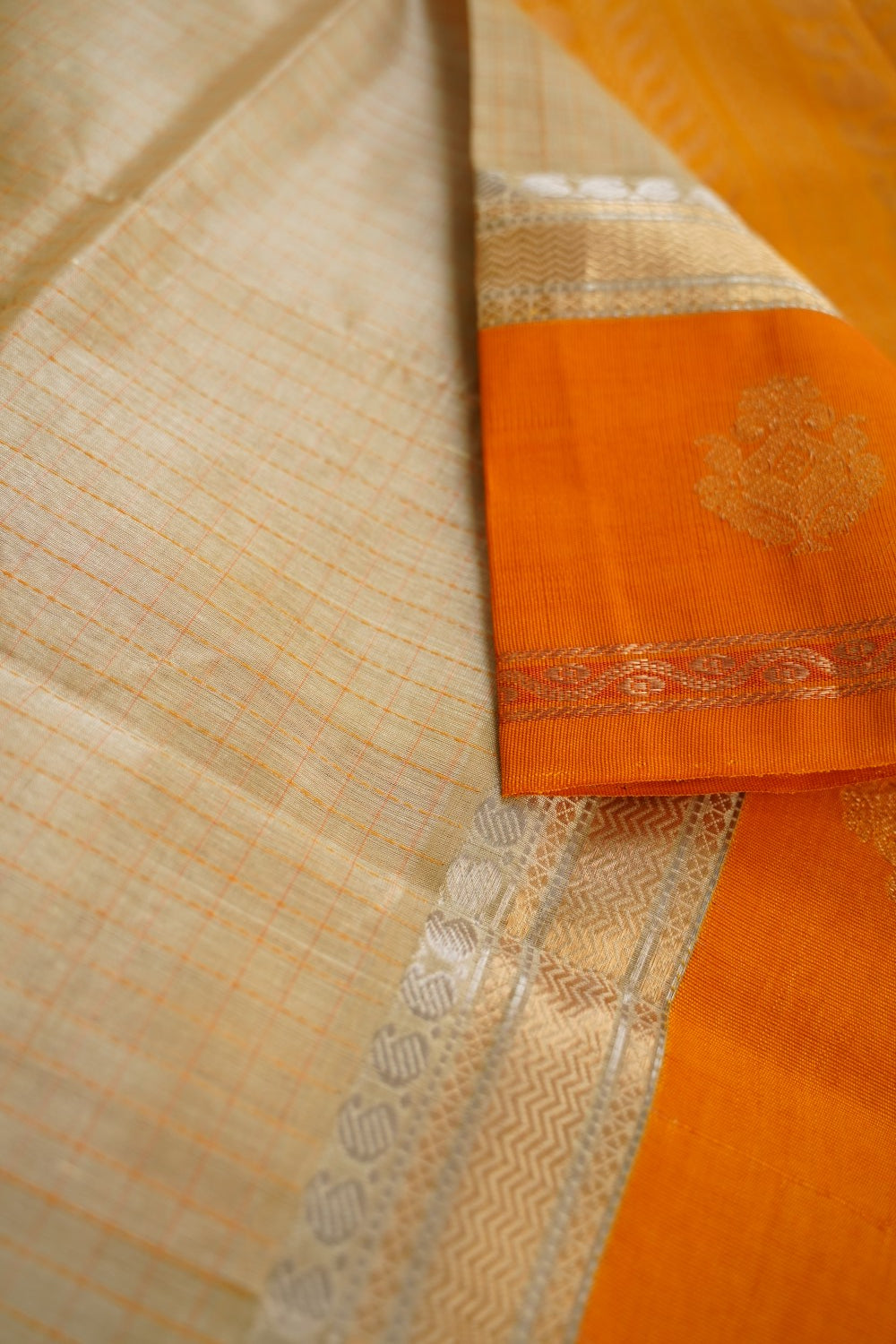 Kanchi Handloom Silk Cotton Saree-PC15692