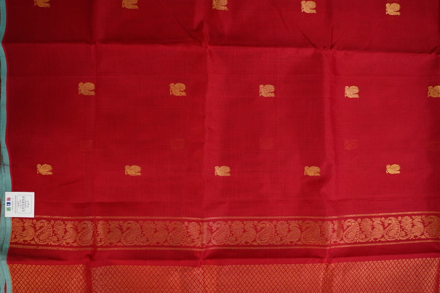 Kanchi Handloom Silk Cotton Saree-PC15695