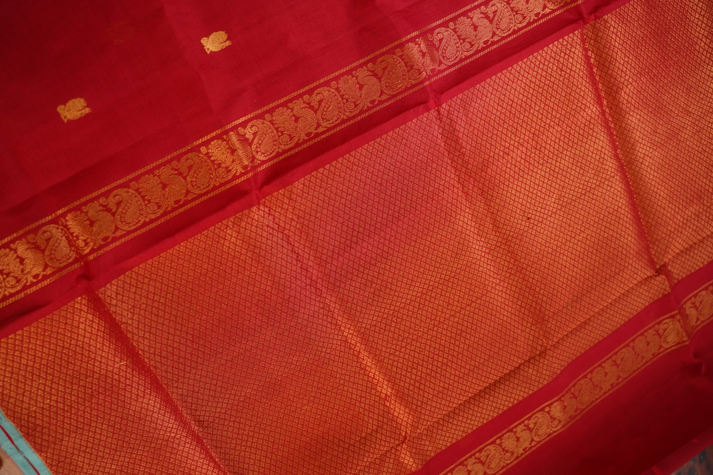 Kanchi Handloom Silk Cotton Saree-PC15695