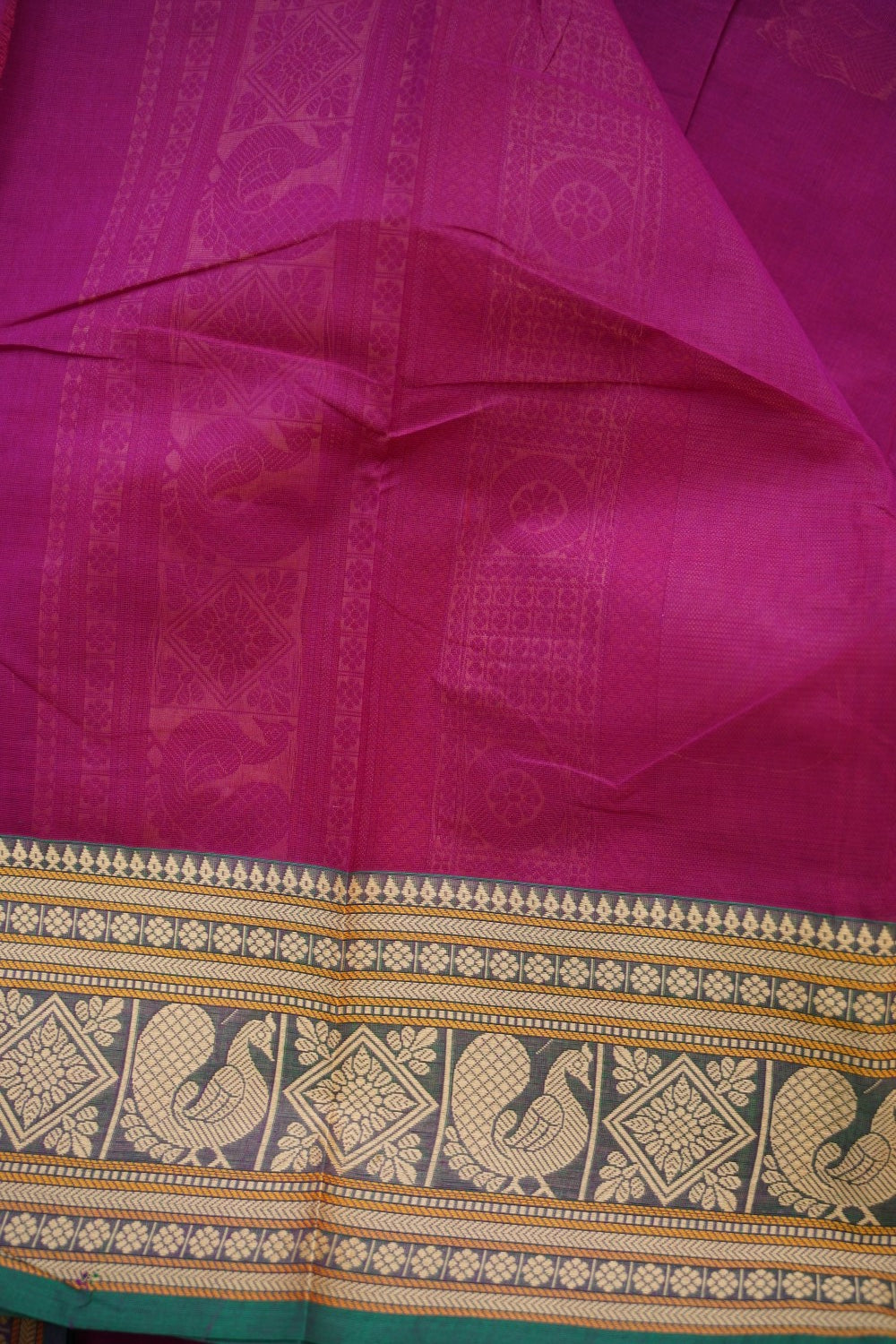 Kanchi handloom Cotton Saree PC13107