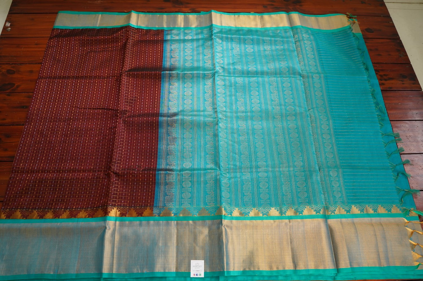 Kanchi Handloom Silk Cotton Saree-PC15695
