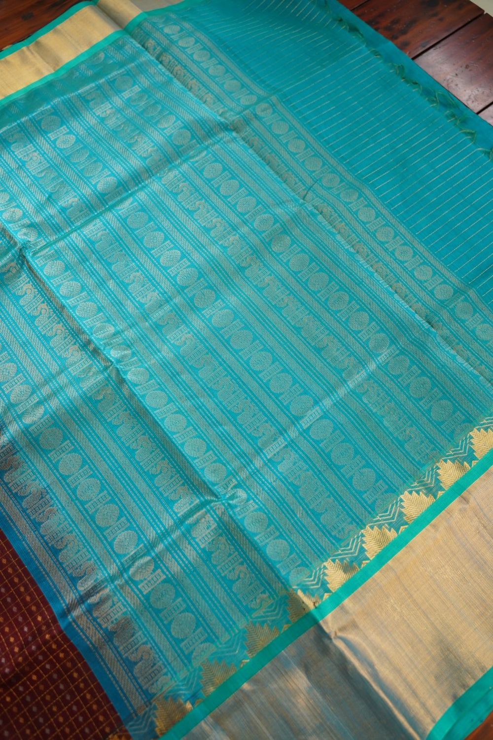 Kanchi Handloom Silk Cotton Saree-PC15695