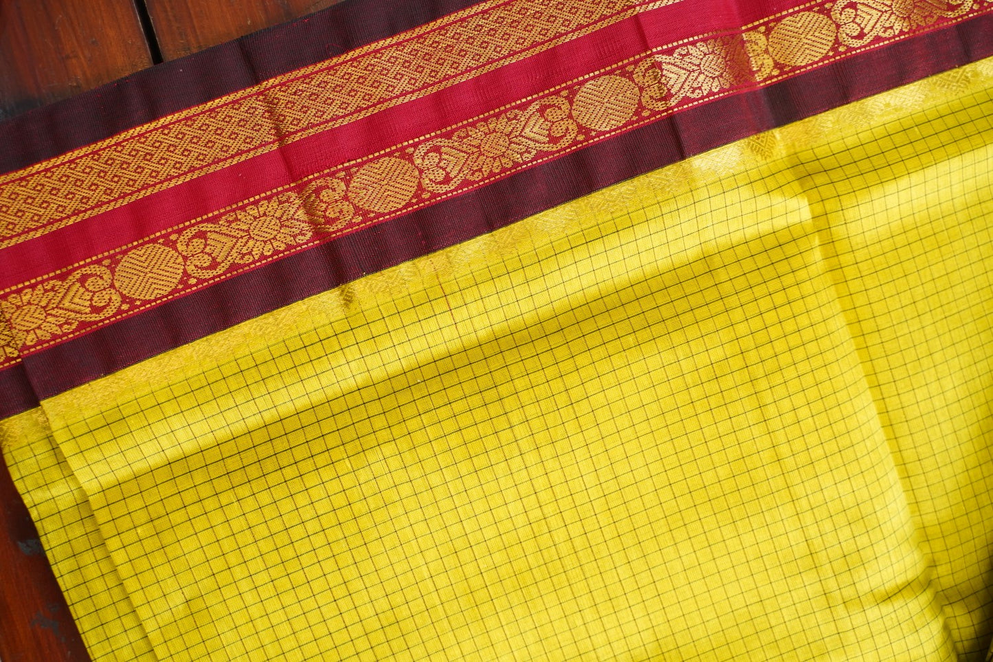 Kanchi Handloom Silk Cotton Saree PC16863