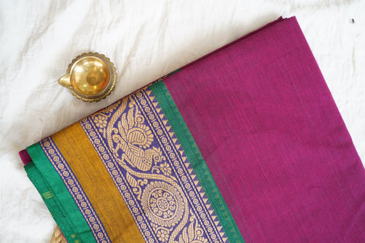 Chettinadu handloom Cotton Saree PC14273