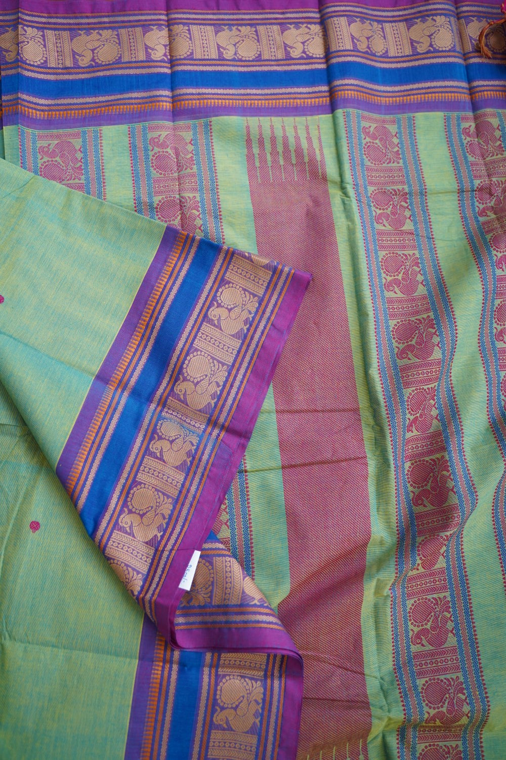 Kanchi handloom Cotton Saree PC13181