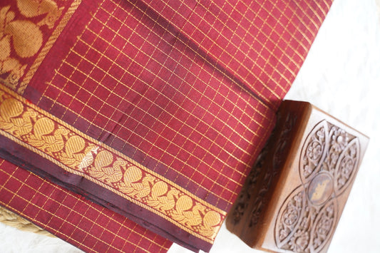 Kanchi Handloom Silk Cotton Saree-PC15705