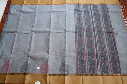 Kanchi handloom Cotton Saree PC13117