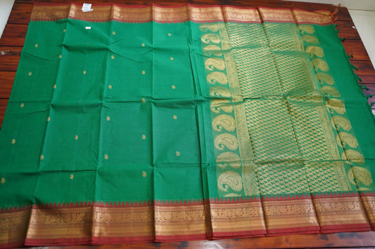 Kanchi handloom Cotton Saree PC13157