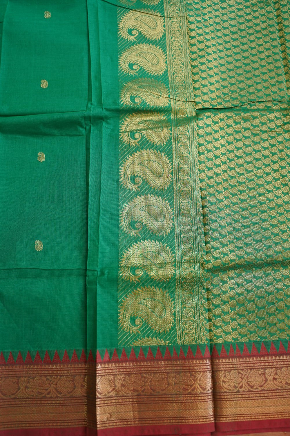 Kanchi handloom Cotton Saree PC13157