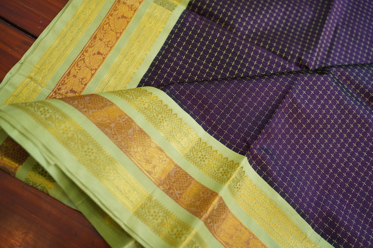 Kanchi Handloom Silk Cotton Saree PC17756
