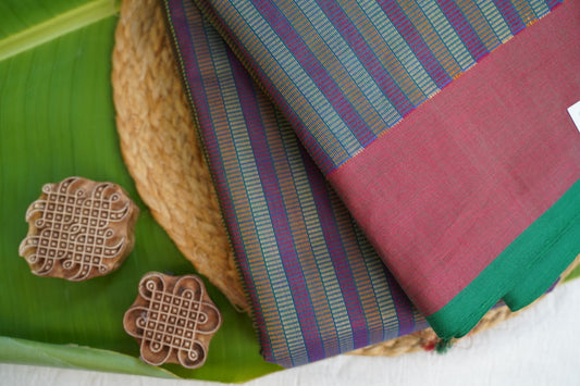 Kanchi handloom Cotton Saree PC16909