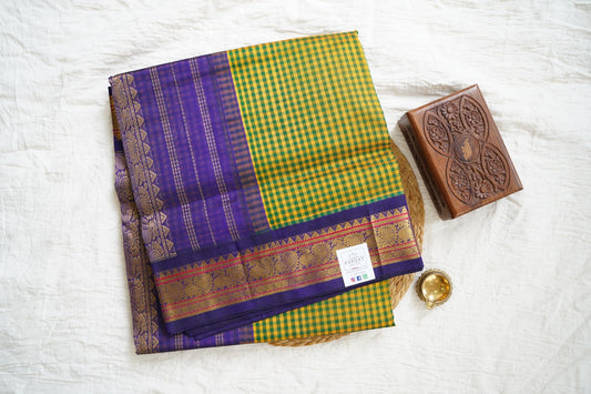 Kanchi Handloom Silk Cotton Saree-PC15721