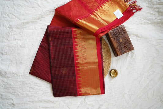 Kanchi Handloom Silk Cotton Saree-PC15708