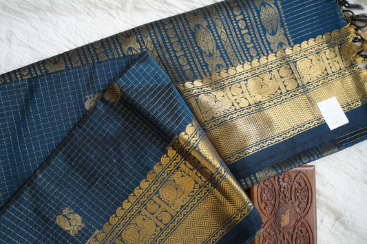 Kanchi Handloom Silk Cotton Saree-PC15709