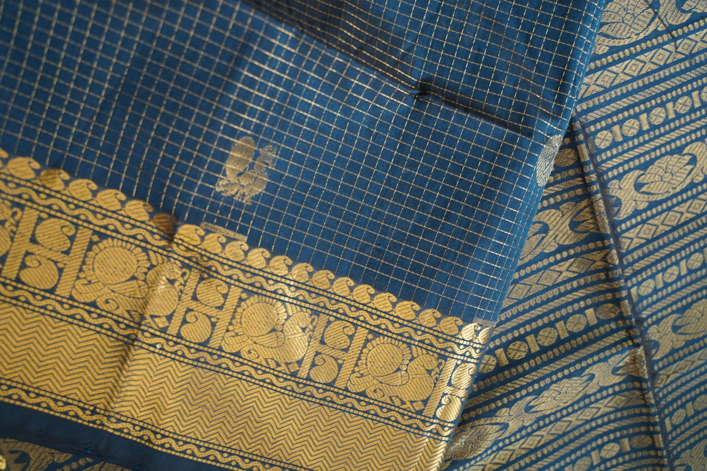 Kanchi Handloom Silk Cotton Saree-PC15709
