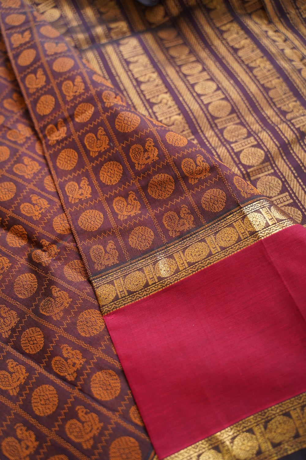 Kanchi Handloom Silk Cotton Saree-PC15725