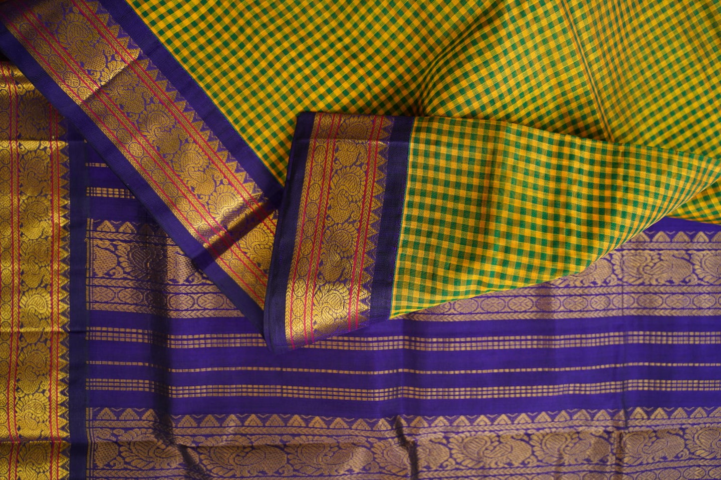 Kanchi Handloom Silk Cotton Saree-PC15721