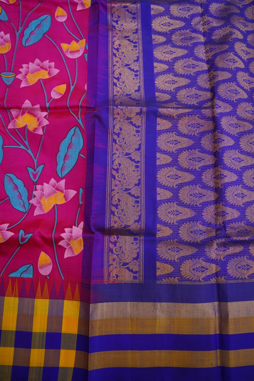 Kanchi Handloom Silk Cotton Saree PC12823