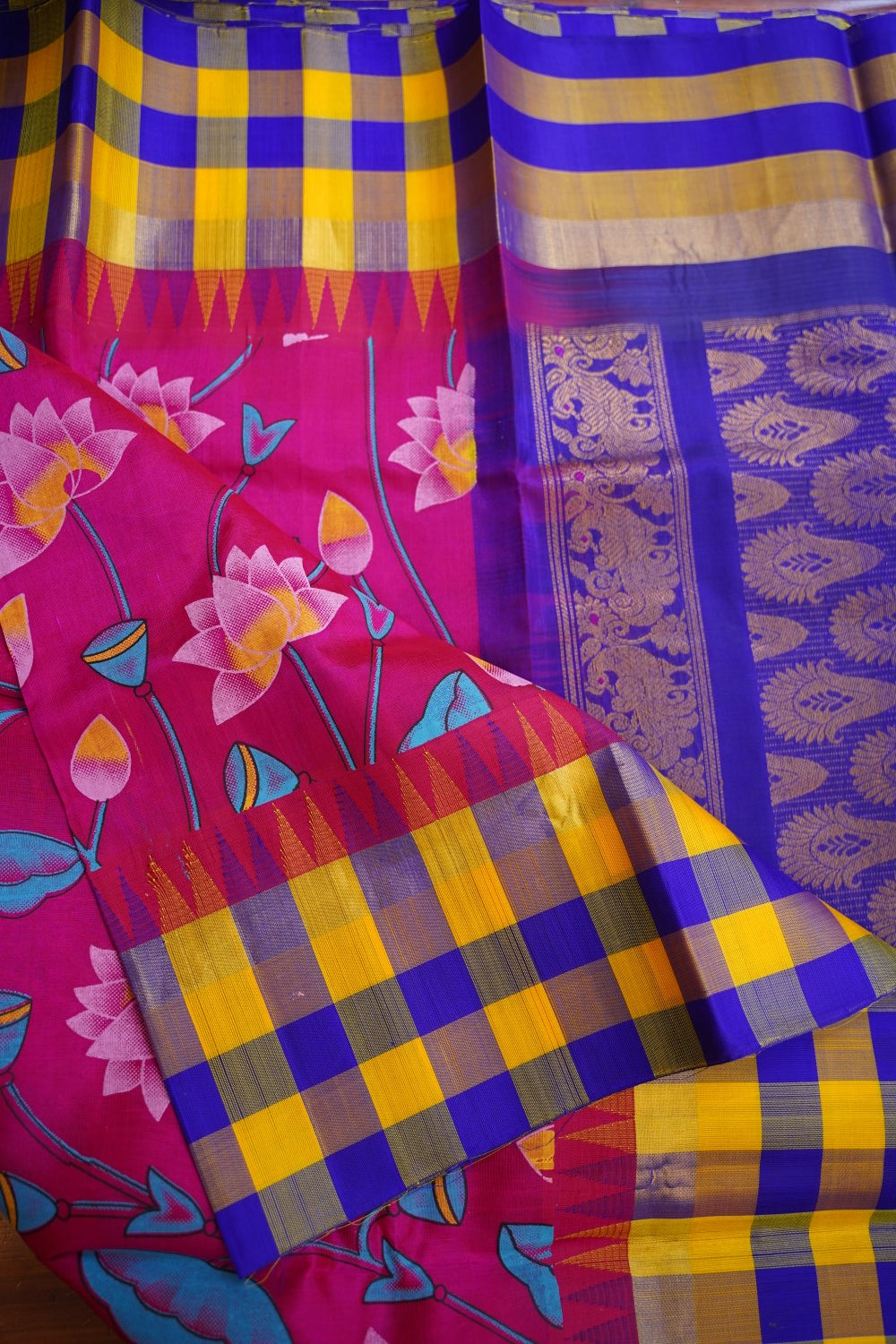 Kanchi Handloom Silk Cotton Saree PC12823